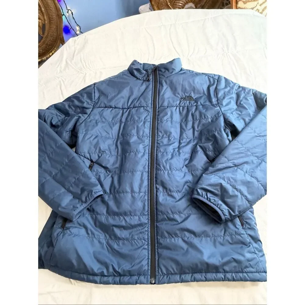 The North Face Men’s Junction Insulated Full Zip Blue Puffer Jacket Size XL